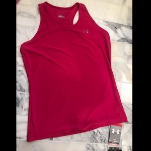 NWT Under Armour Tank Top Dark Pink size Medium